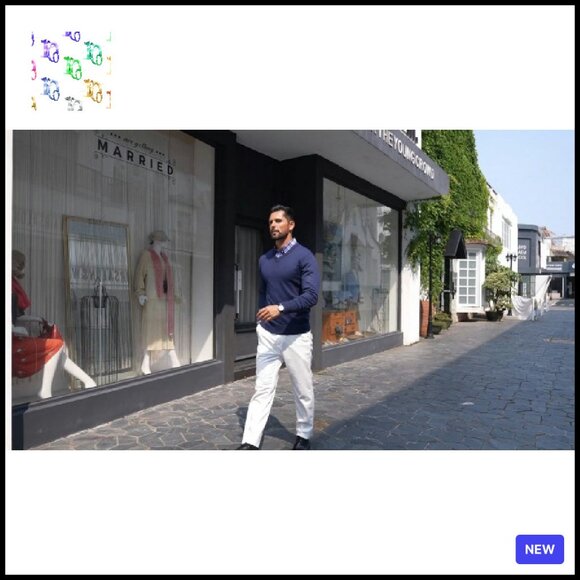 Lightweight V-Neck Pullover Sweater Classic Knitted Slim Fit Layering Essential - Picture 7 of 7